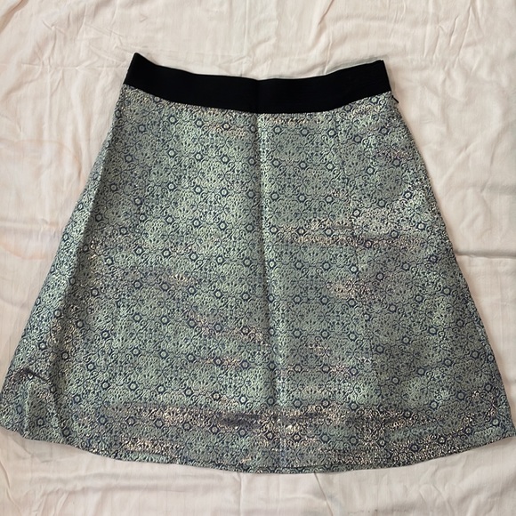 Narciso Rodriguez for design nation brocade gold black skirt, size 4. EUC. - Picture 4 of 10